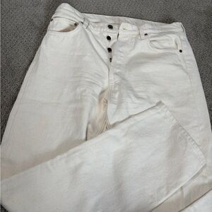 Djerf Avenue Cream Jeans